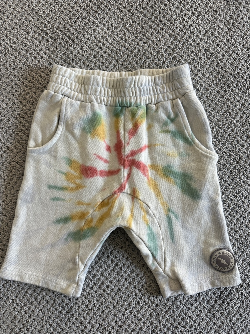 Kids Tie-Dye Pocket Shorts - Multicolor
